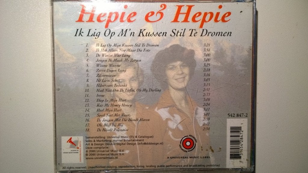 Hepie En Hepie - Ik Lig Op M'n Kussen Stil Te Dromen, Ophalen of Verzenden, Zo goed als nieuw, Pop, Album