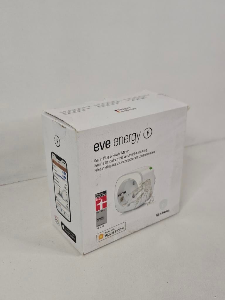 Eve Energy Smart Plug & Power Meter - Nieuw in doos, Doe-het-zelf en Verbouw, Elektra en Kabels, Ophalen of Verzenden, Nieuw, Stekker