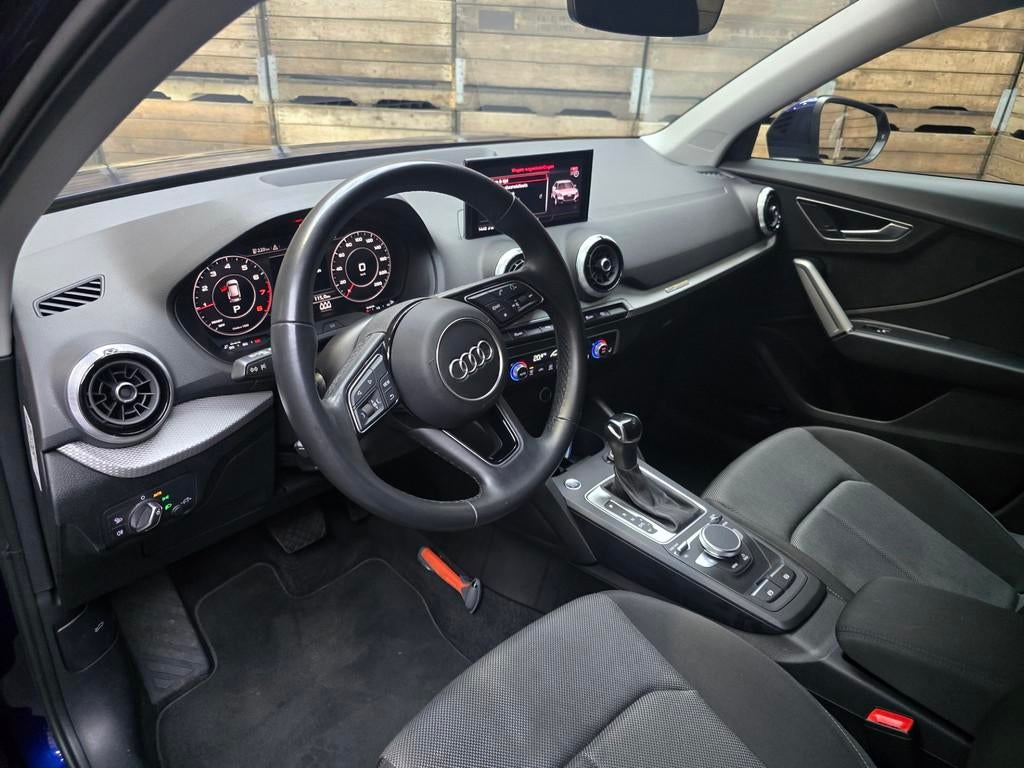 Audi Q2 35 TFSI Advanced edition Sport Navi Clima Cruise Cam, Auto's, Stof, 4 cilinders, 150 pk, Blauw