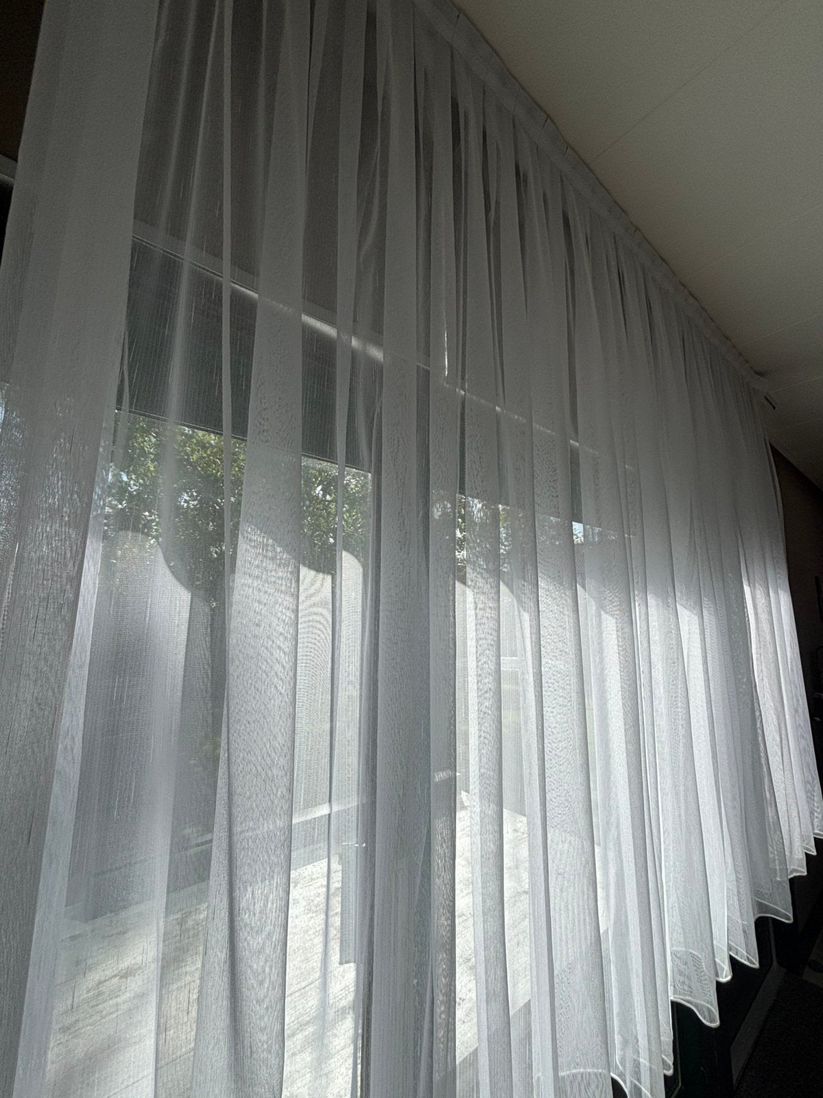 Artex vitrage gordijn set (nieuw) 194x530, -, Artex, Wit, -