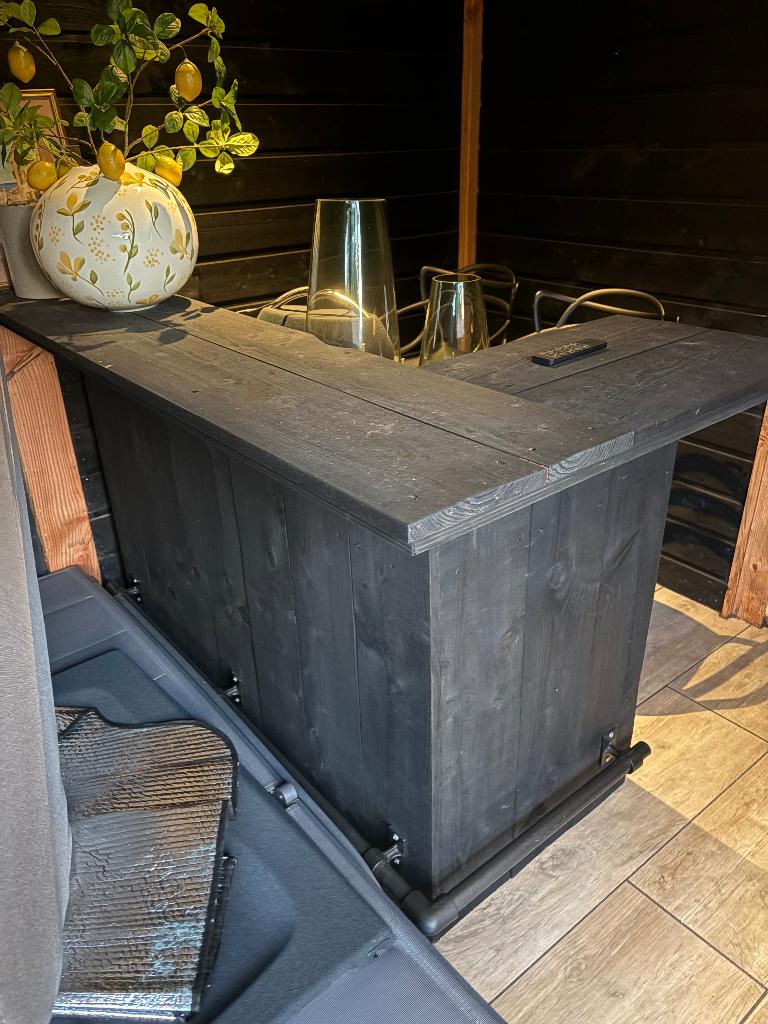 Bar als nieuw op wielen, Huis en Inrichting, Barren, Ophalen, Zo goed als nieuw