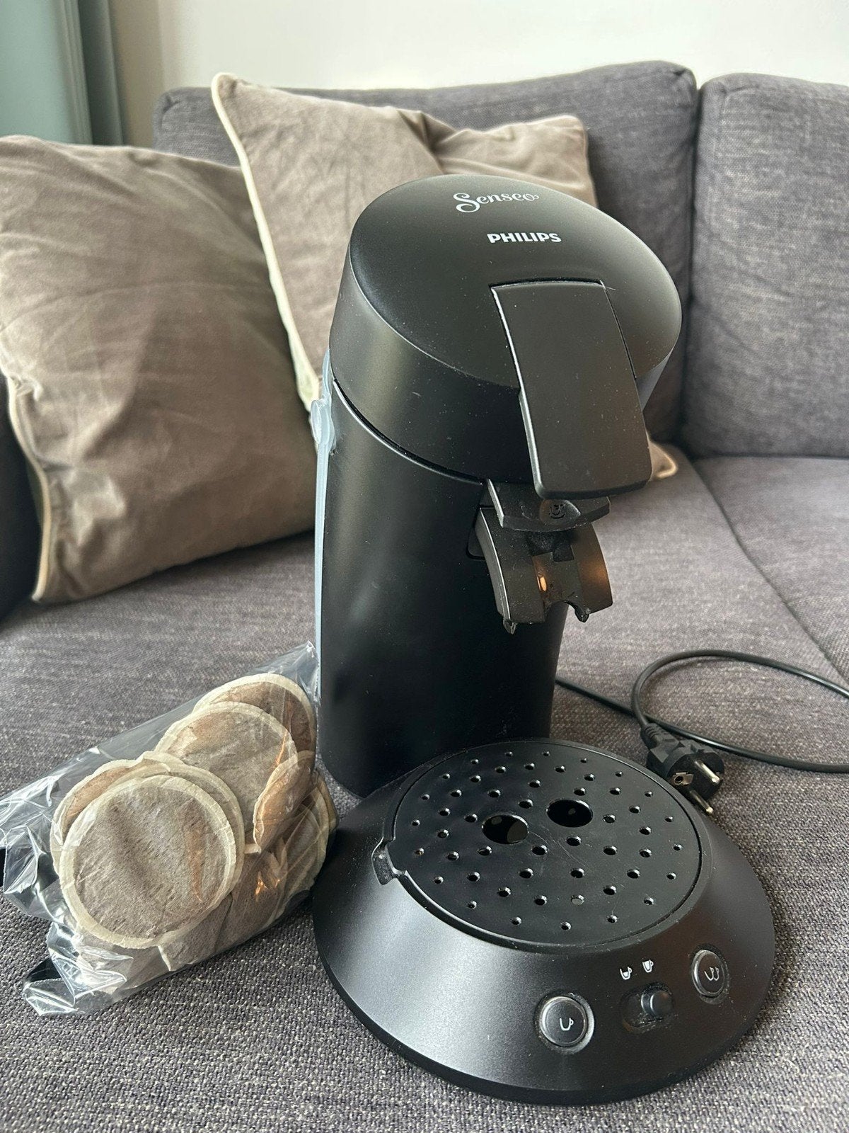 Senseo Original Plus CSA210/60 Koffiezetapparaat, Koffiepads en cups, Koffiemachine, Ophalen of Verzenden, Zo goed als nieuw