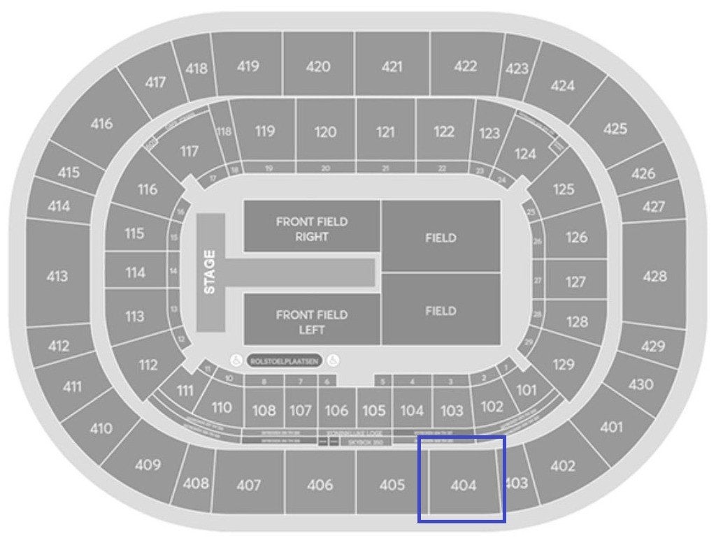 2 zitplaatsen The Weeknd 16 juli Amsterdam (vak 404, rij 14), Tickets en Kaartjes, Twee personen, Juli