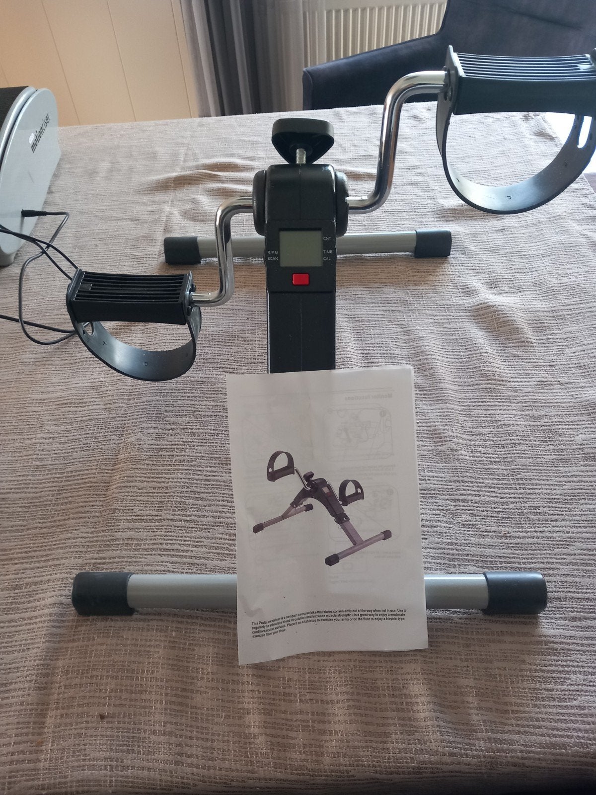 Mini Hometrainer - Compact en Draagbaar, Gebruikt, Armen, Ophalen of Verzenden, Metaal