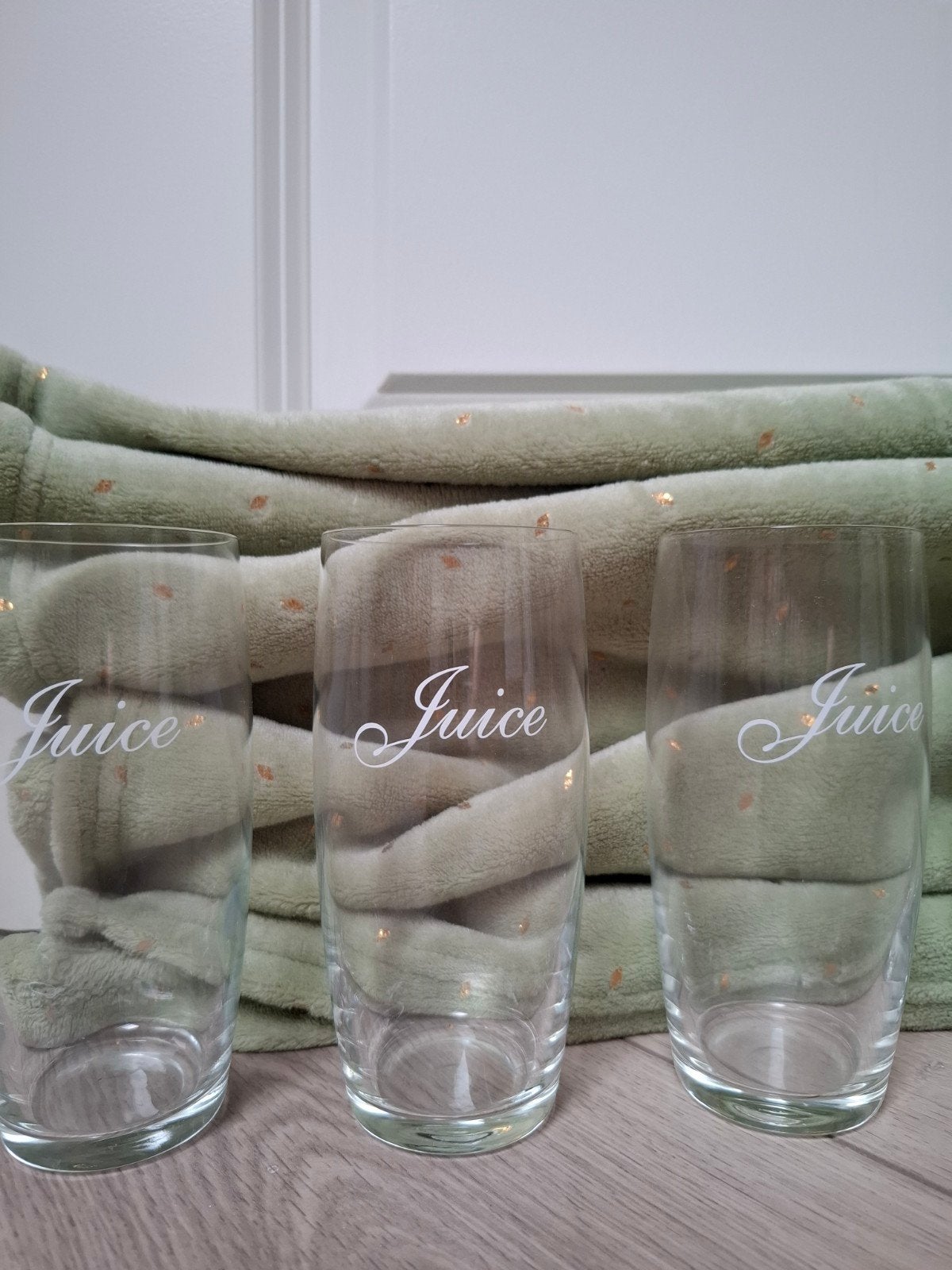 Royal Leerdam Juice glazen serie feeling at home, Ophalen, Glas of Glazen, Nieuw, Glas
