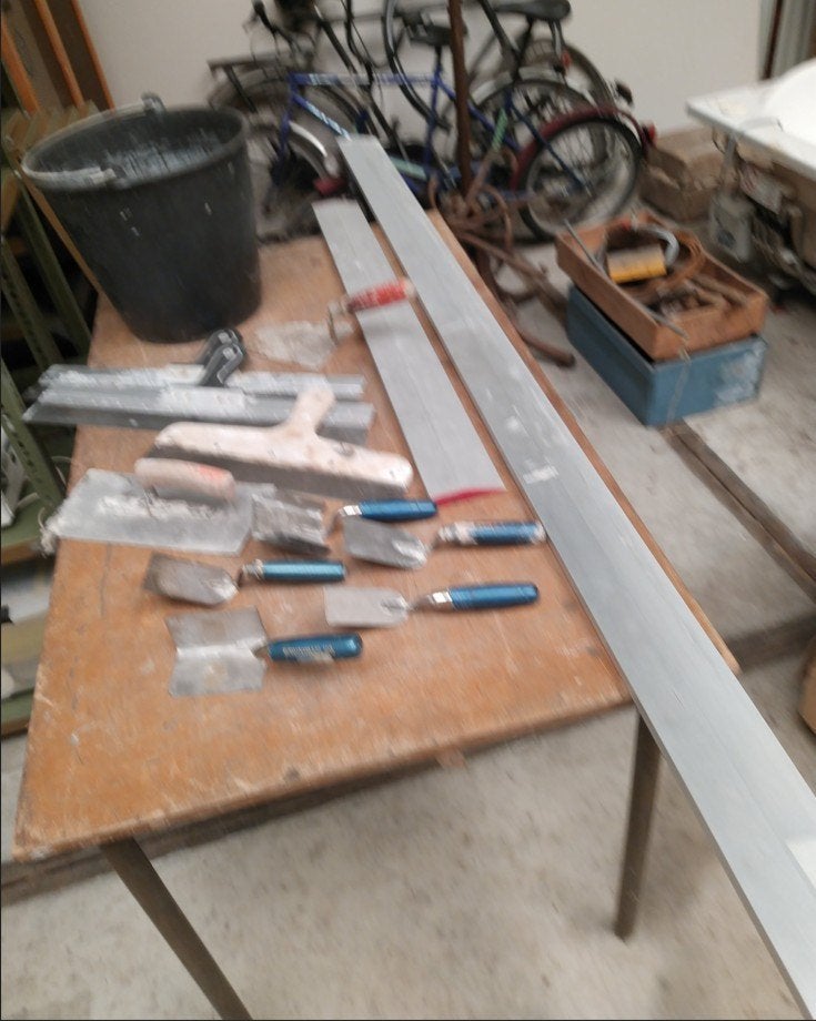 Stucgereedschap, Doe-het-zelf en Verbouw, Ophalen, Gebruikt, Overige typen, Overige merken