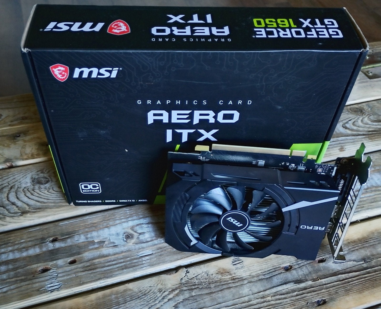 MSI AERO ITX (GTX 1650), GDDR6, Ophalen of Verzenden, Zo goed als nieuw, PCI