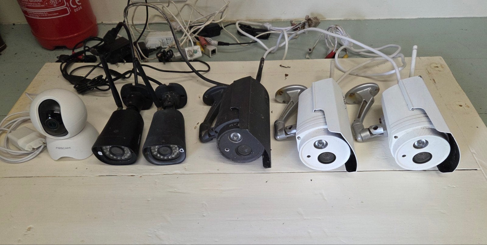6x Foscam IP Camera - Beveiligingscamera's, Ophalen of Verzenden, Gebruikt, Buitencamera
