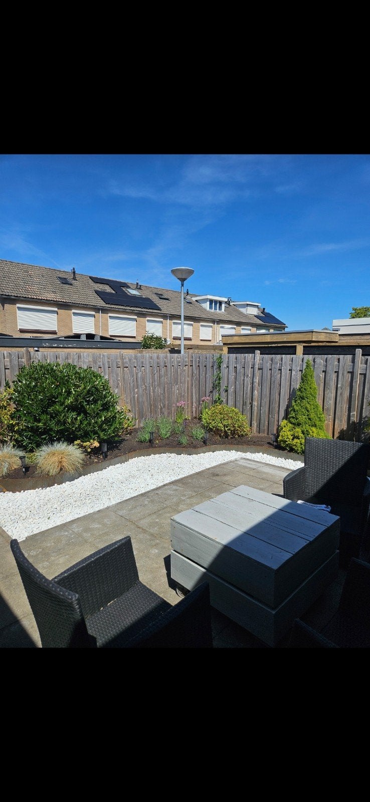 Tuin en klusjesman aangeboden, Tuin en Terras, Ophalen, Knikarmscherm