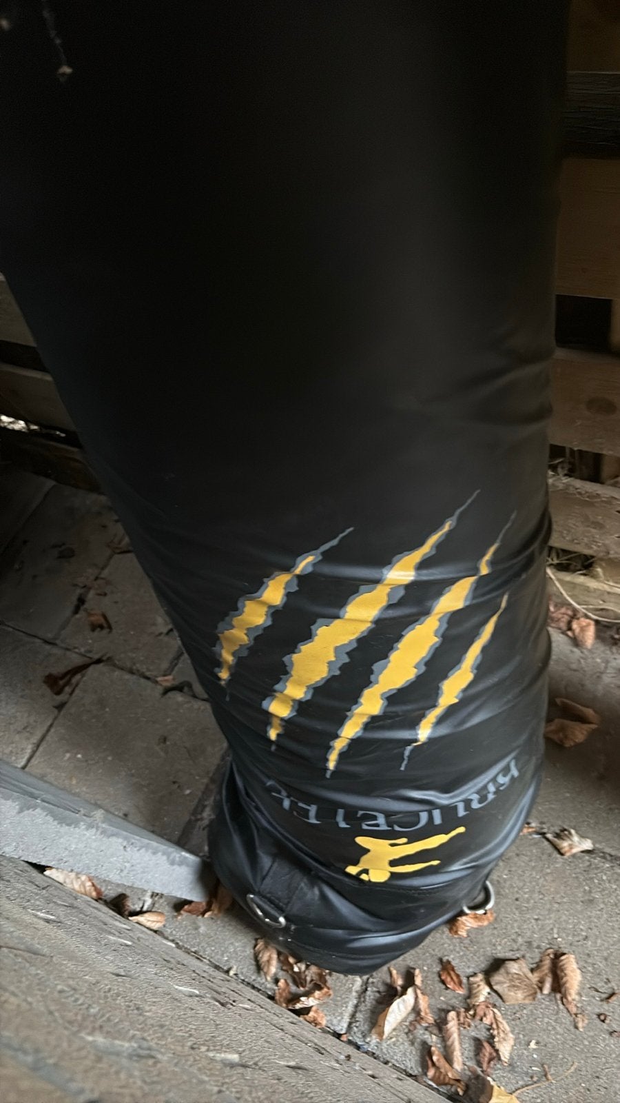 Bruce Lee Bokszak met Ophangsysteem, Sport en Fitness, Boksen, Gebruikt, Bokszak, Ophalen
