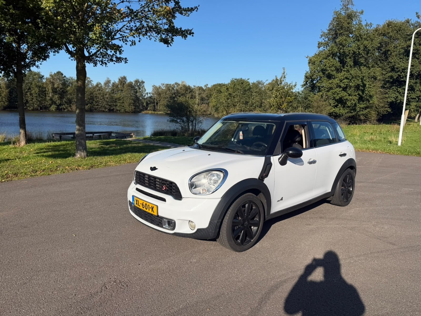 Mini Countryman 1.6 Cooper S All4 AUT 2011 Wit, Auto's, 1380 kg, Wit, 75 €/maand, Vierwielaandrijving