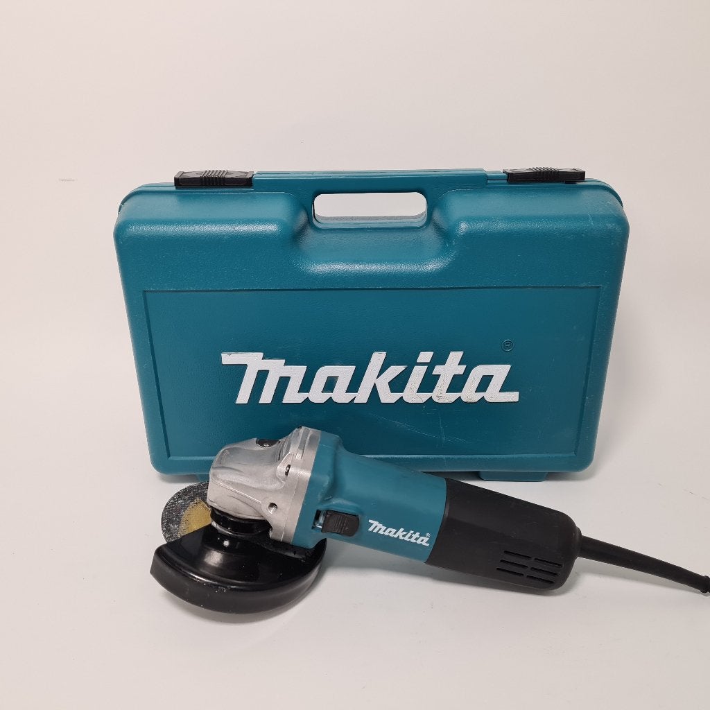 Makita 9558HNRGK2 Haakse Slijper, Ophalen of Verzenden, Gebruikt, Minder dan 700 watt, Haakse handslijpmachine