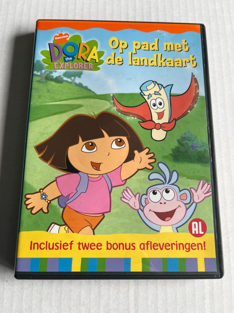 Dora the Explorer: Op pad met de landkaart (DVD), Gebruikt, Tekenfilm, Ophalen of Verzenden, Alle leeftijden