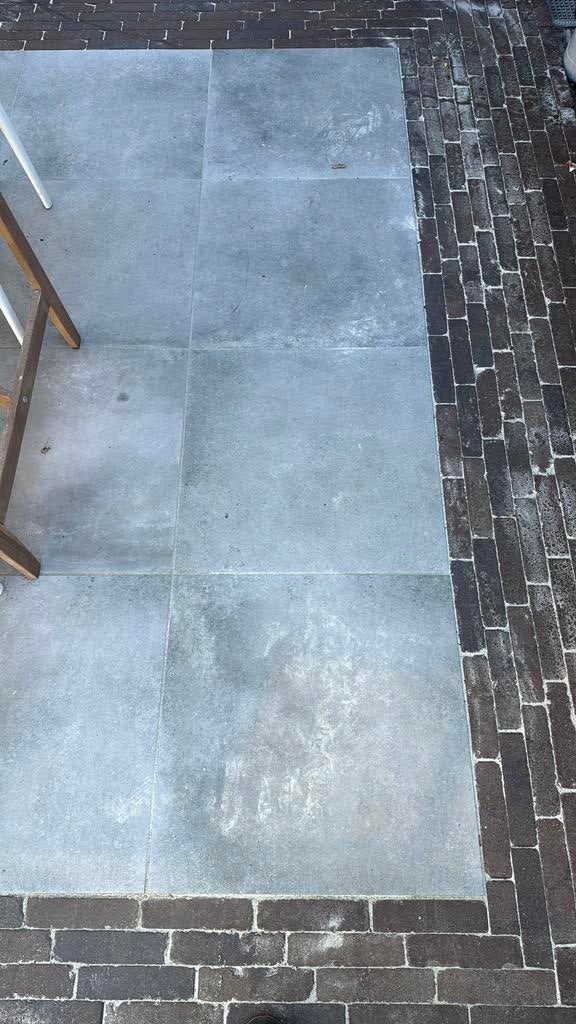 Tuin tegels natuursteen 60x60x2, Ophalen, Nieuw, Natuursteen, Gecoat