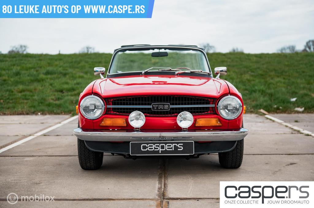 Triumph TR6 Soft Top, Auto's, Triumph, Gebruikt, Zwart, Cabriolet, Leder