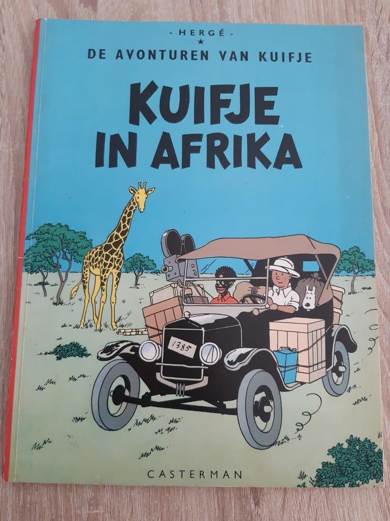 Kuifje in Afrika - 1947, Boeken, Stripboeken, Gelezen, Eén stripboek, Hergé ,Casterman, Ophalen of Verzenden