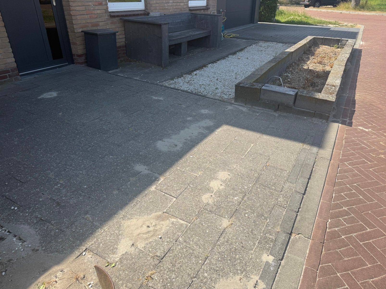 Gratis afhalen, Tuin en Terras, Tegels en Klinkers, Ophalen, Zo goed als nieuw, Beton, Terrastegels