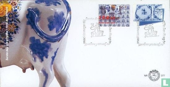FDC E377 Delfts blauw 1998 NL onbeschreven, Postzegels en Munten, Ophalen of Verzenden, Nederland