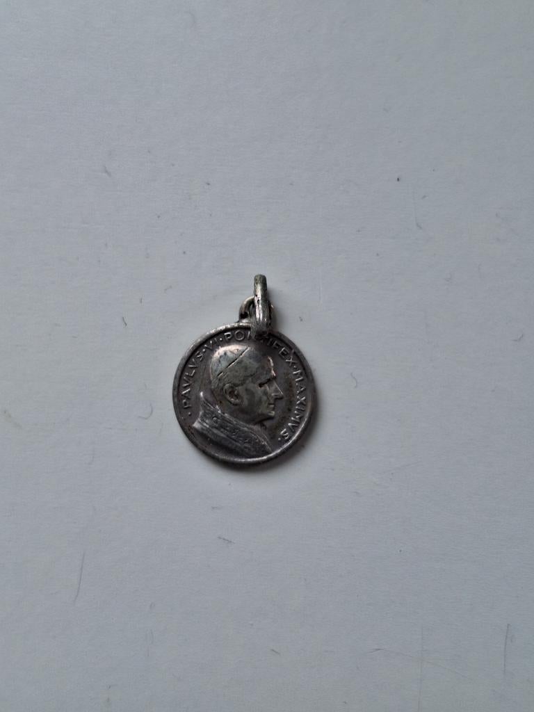 Zilveren Bedel Paus Paulus VI, Verzamelen, Religie, Ophalen of Verzenden