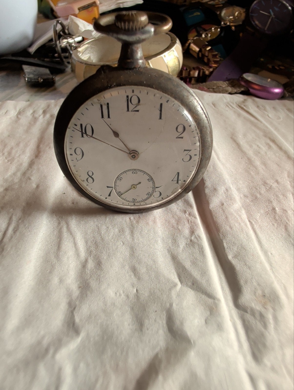 Antiek Zakhorloge - Onbekend Merk - Jaren '30 tot '60, Ophalen of Verzenden
