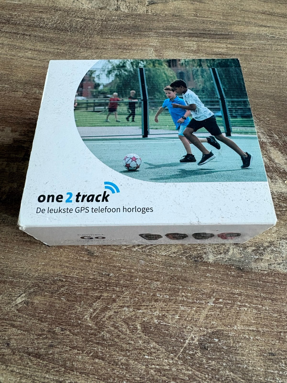 One 2 Track Connect Go GPS telefoon horloge voor kinderen, Ophalen of Verzenden, Zo goed als nieuw, Zwart, Jongen of Meisje
