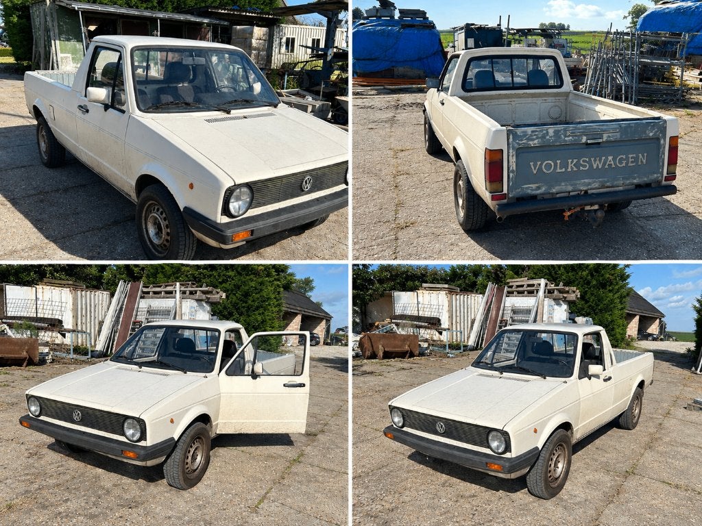 volkswagen caddy pickup, Voorwielaandrijving, Stof, Zwart, Beige