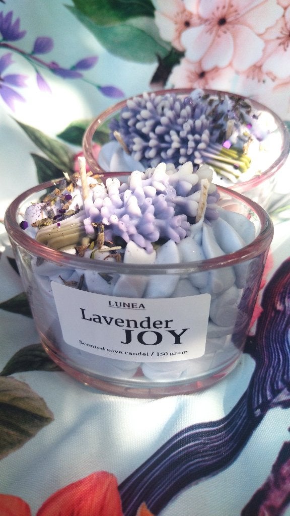 lavender kaars, Overige materialen, Overige kleuren, Nieuw, Ophalen of Verzenden