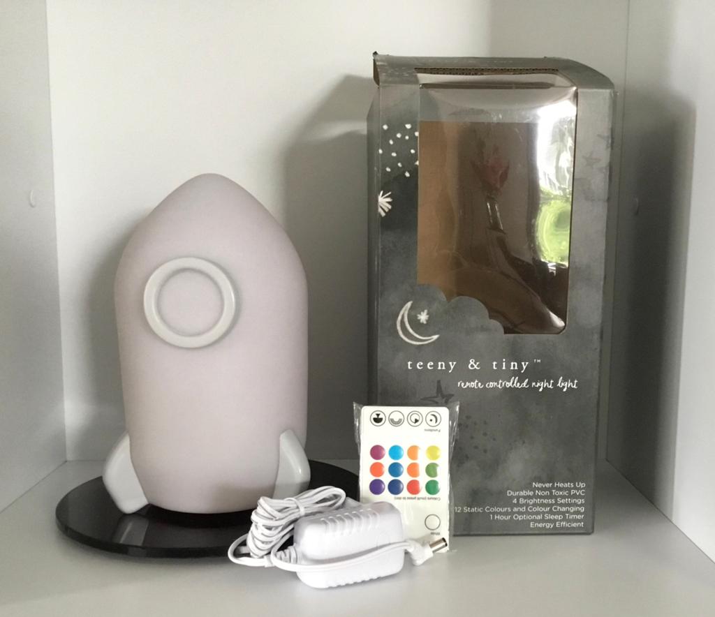 Raket- nachtlamp van Teeny&Tiny met afstandsbediening., Ophalen of Verzenden, Nieuw, Lamp