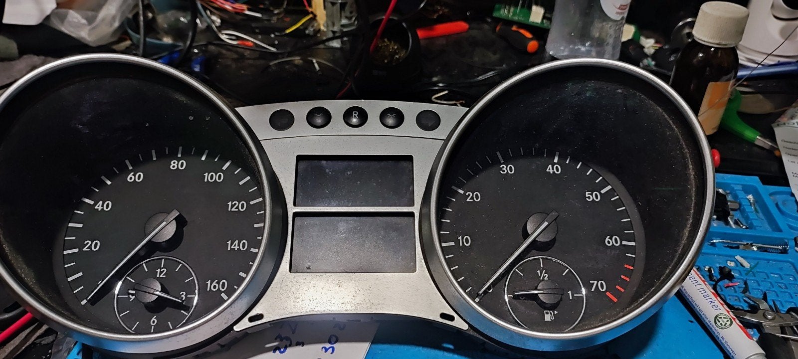 Mercedes ML W164 Kilometerteller - Gebruikt, Auto-onderdelen, Dashboard en Schakelaars, Ophalen of Verzenden, Gebruikt, Mercedes-Benz