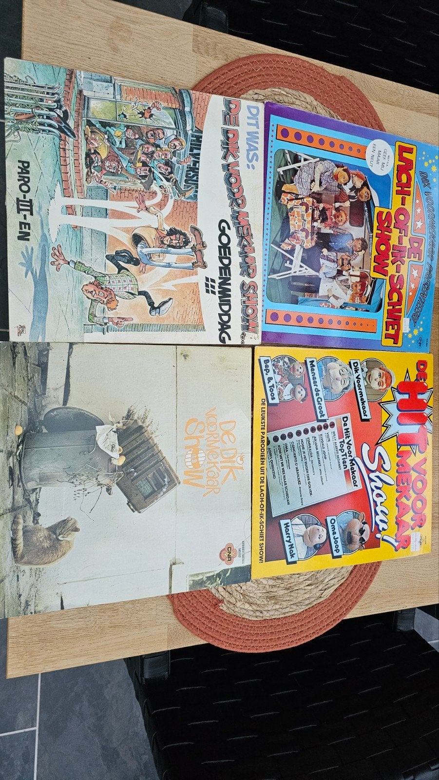 De Dik Voormekaar Show LP's - 4 stuks, Ophalen of Verzenden, Gebruikt