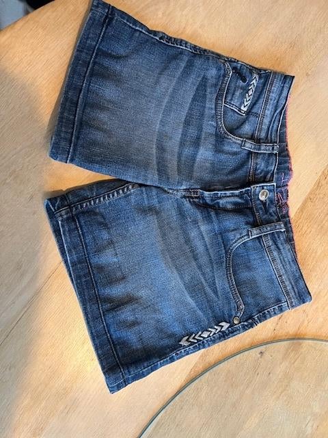 Spijkerbroekje (kort), Kort, Blauw, Ophalen of Verzenden, Zo goed als nieuw