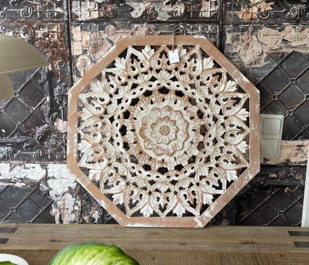 Nieuw, Wandpaneel Houtsnijwerk - Landelijk/Boho, Boho, Hout, Nieuw, Ophalen of Verzenden