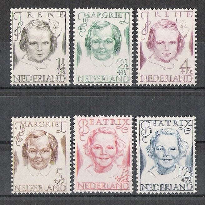Nvph 454-59 postfris cw 3,50, Postzegels en Munten, Postzegels | Nederland, Ophalen of Verzenden