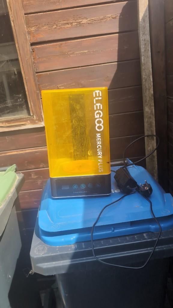 Elegoo Mercury Plus UV Wash & Cure voor resin 3D prints, Computers en Software, 3D-printerbenodigheden, Ophalen, Gebruikt, Printeraccessoires