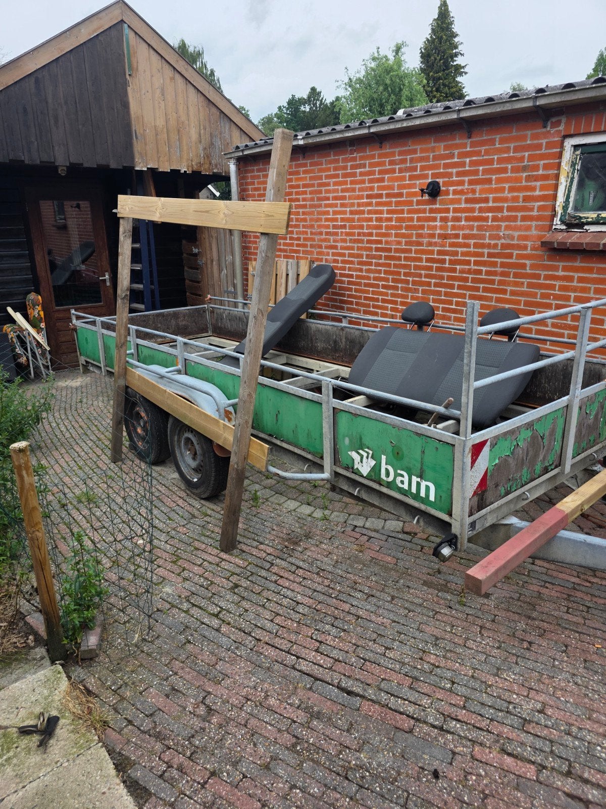 Hapert tandemasser uniek 450x150 zeer robuust, Ophalen of Verzenden, Hapert, Hapert, Hapert