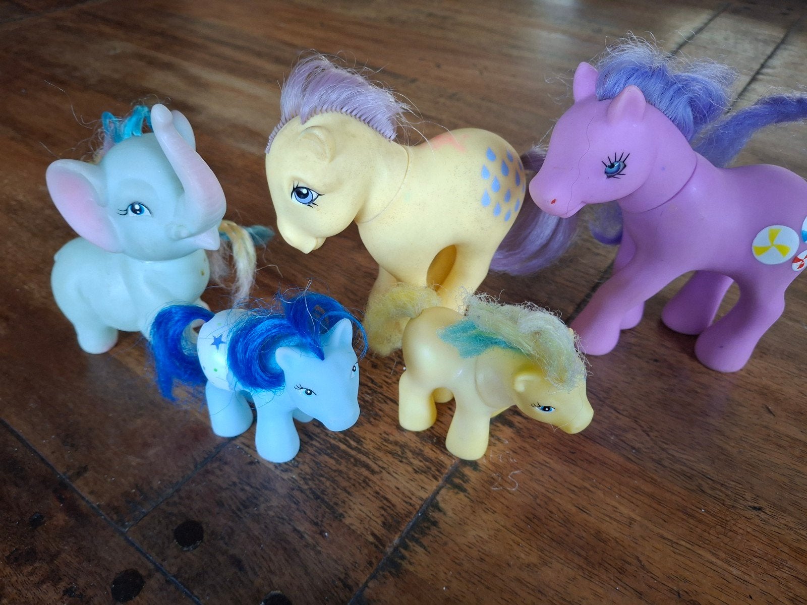 Vintage My Little Pony en olifant speelgoed set, Ophalen of Verzenden, Gebruikt, Jongen of Meisje