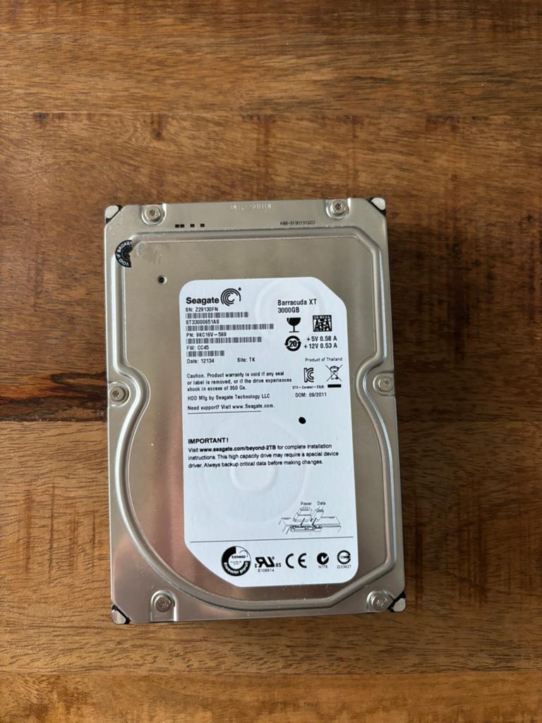 Seagate Barracuda 3TB Hardeschijf getest!, Computers en Software, Harde schijven, Intern, Gebruikt, Ophalen of Verzenden, 3 TB