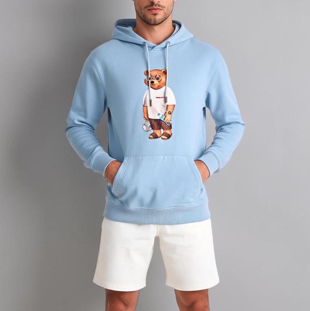 BARON FILOU Hoodie capuchon sweater | MAAT S, Kleding | Heren, Truien en Vesten, Baron Filou, Blauw, Nieuw, Ophalen of Verzenden