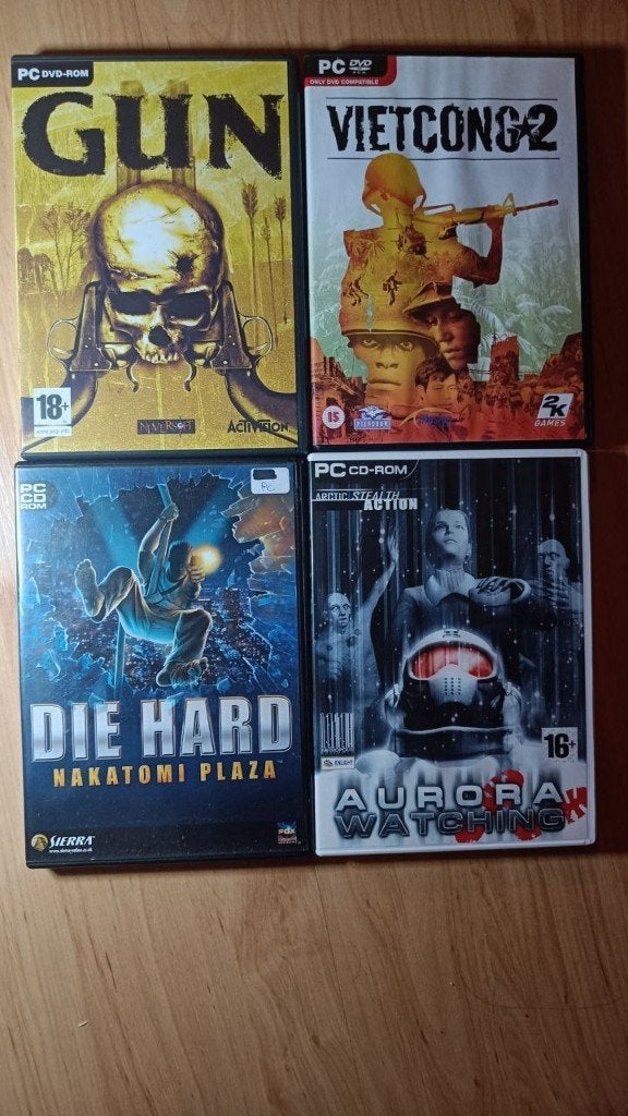 Bundel van 4 Klassieke PC Games - FPS, Vanaf 18 jaar, Shooter, 1 speler, Ophalen of Verzenden