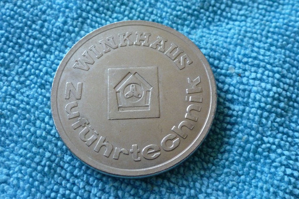 Duitsland - penning Winkhaus Zufuhrtechnik 25,3 gram (pe 313, Postzegels en Munten, Penningen en Medailles, Ophalen of Verzenden
