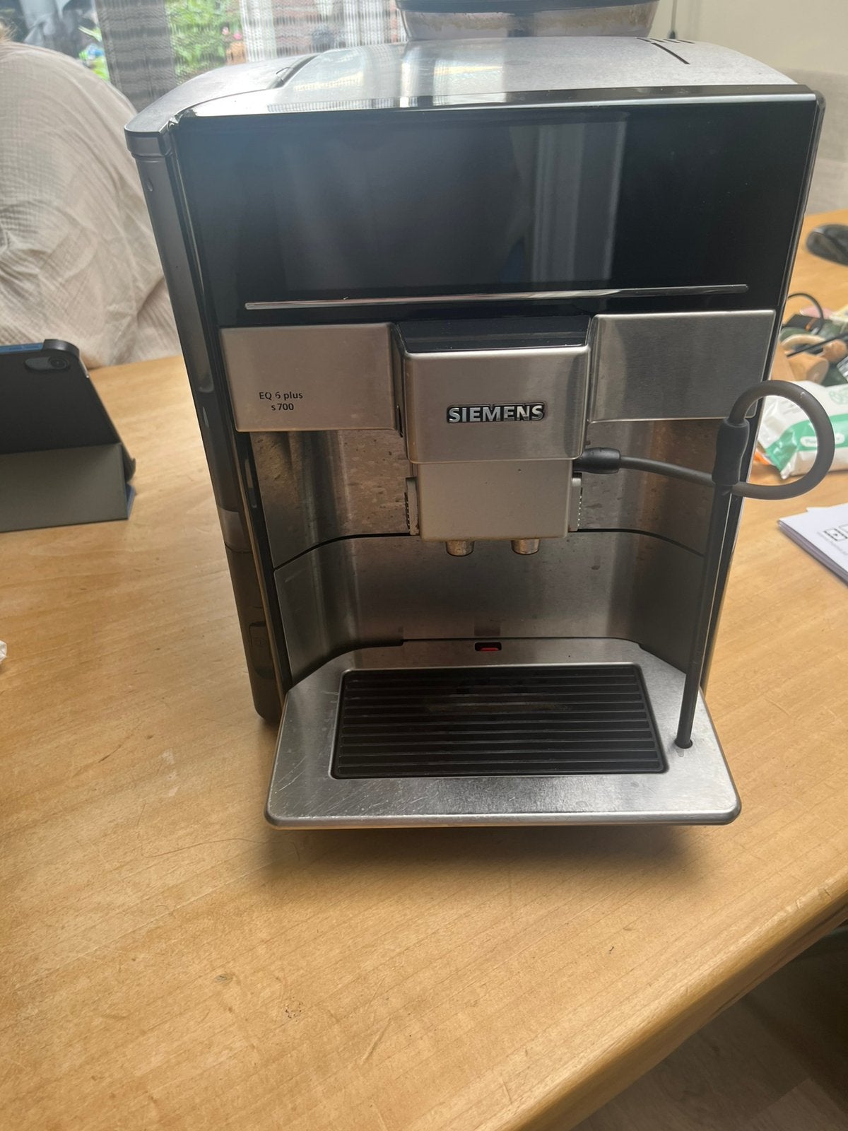 Siemens EQ.6 +S700 volautomaat koffiemachine, Witgoed en Apparatuur, Ophalen, Gebruikt, Koffiebonen, Siemens