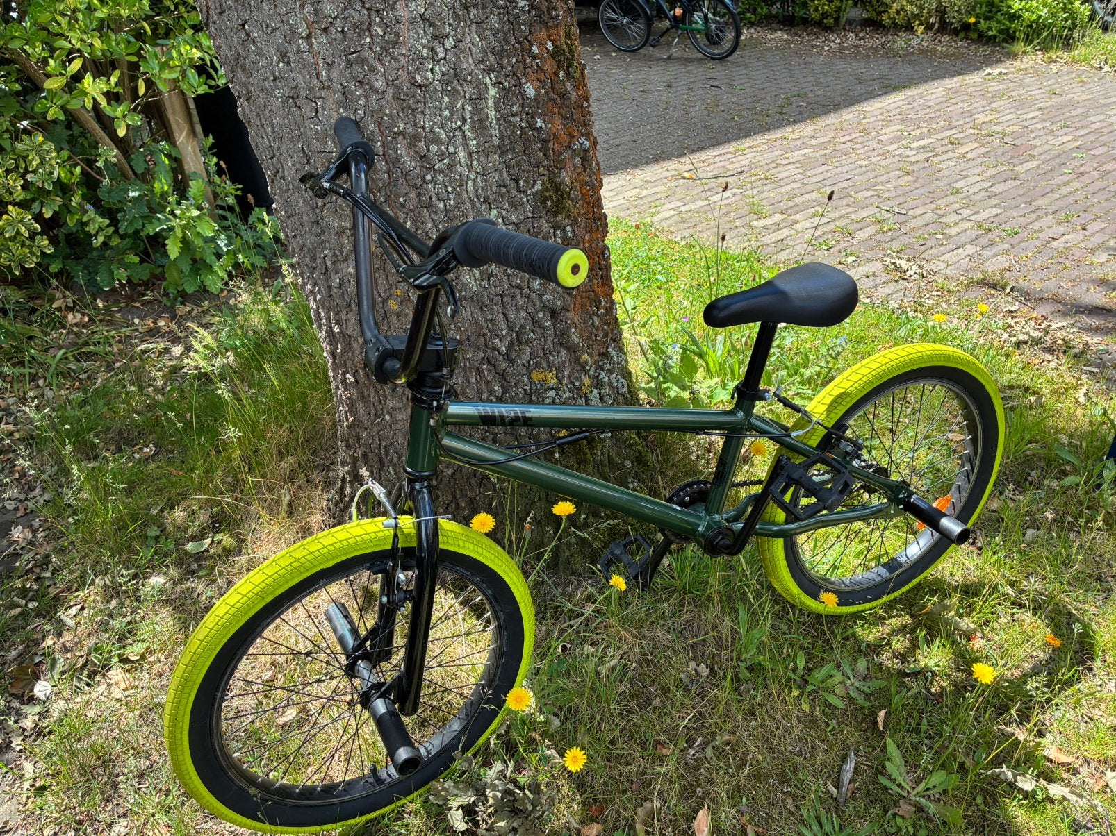 BMX fiets met 360 draaibaar stuur en voetsteunen, Fietsen en Brommers, Fietsen | Crossfietsen en BMX, Ophalen, Gebruikt, Staal