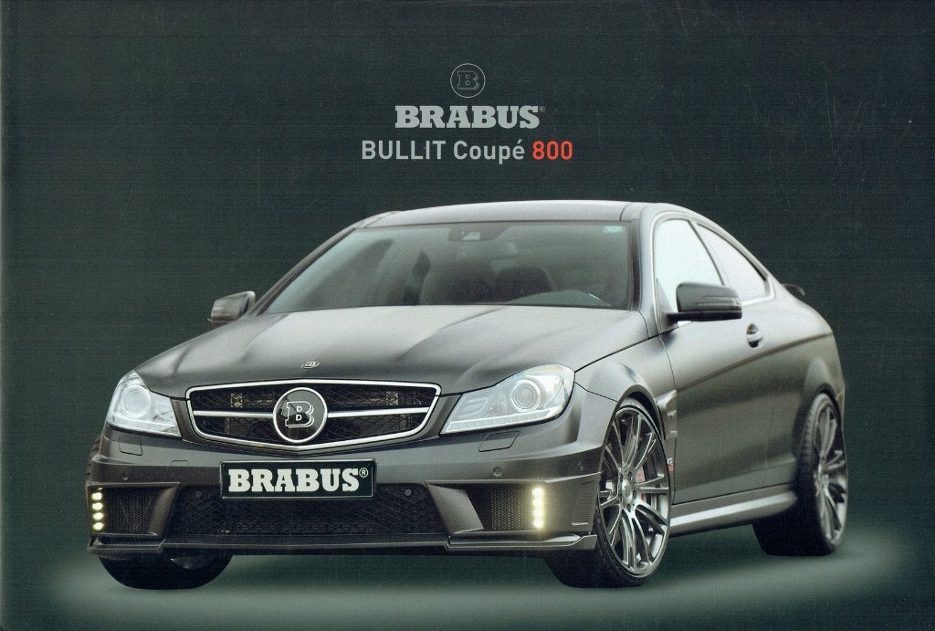 Folder Brabus Bullit Coupé 800 (Mercedes C-klasse V12 2012), Verzenden, Gelezen, Mercedes