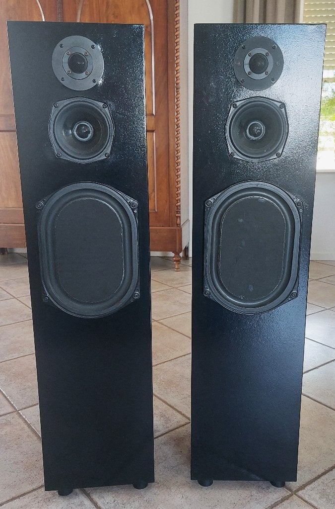 Kef CS 7 luidsprekers, Vloerstaande luidspreker, Refurbished, 60 tot 120 watt, Ophalen