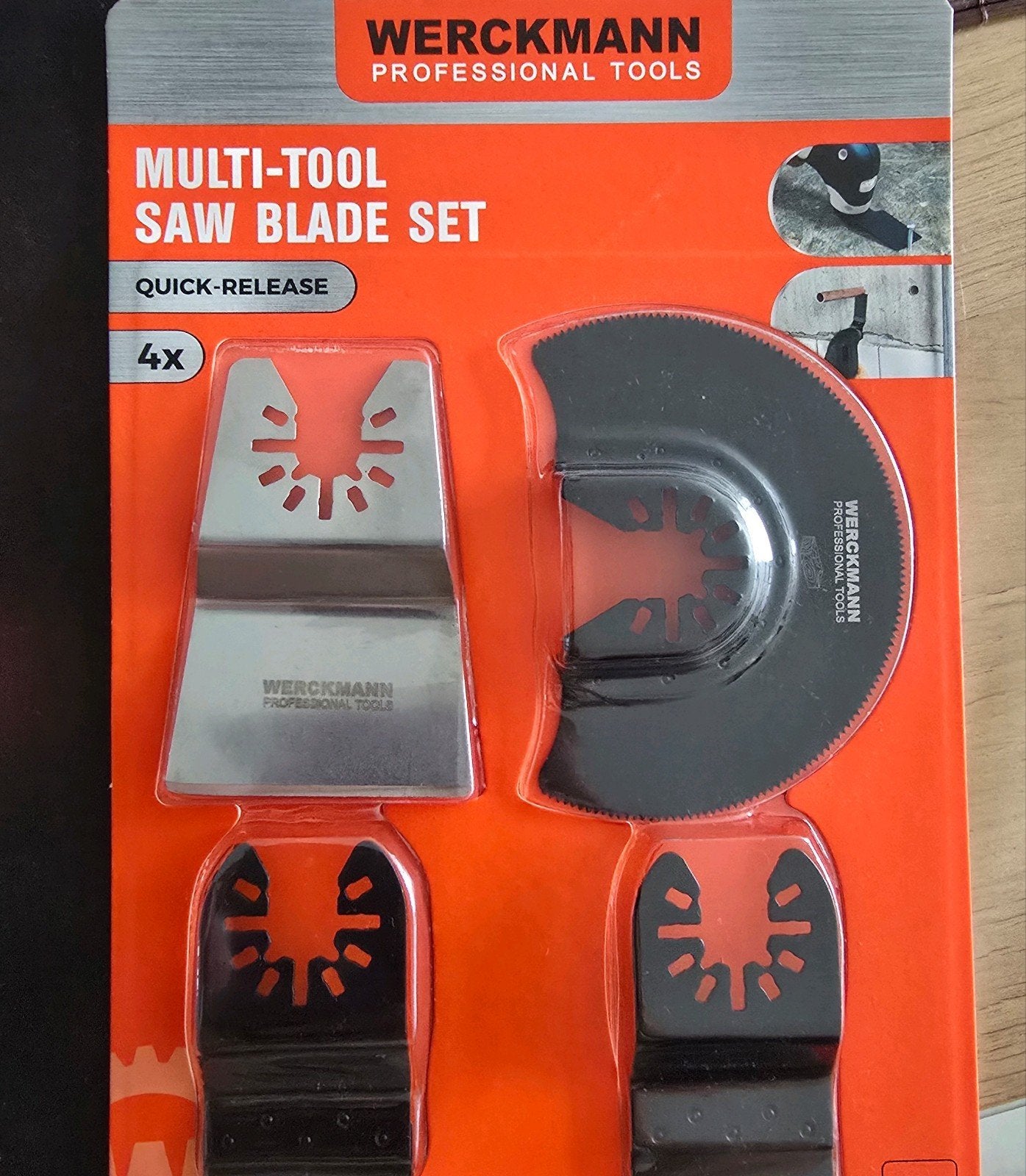 Werckmann Multitool Zaagbladen Set - Nieuw, Overige typen, Nieuw, Ophalen of Verzenden, Werckmann