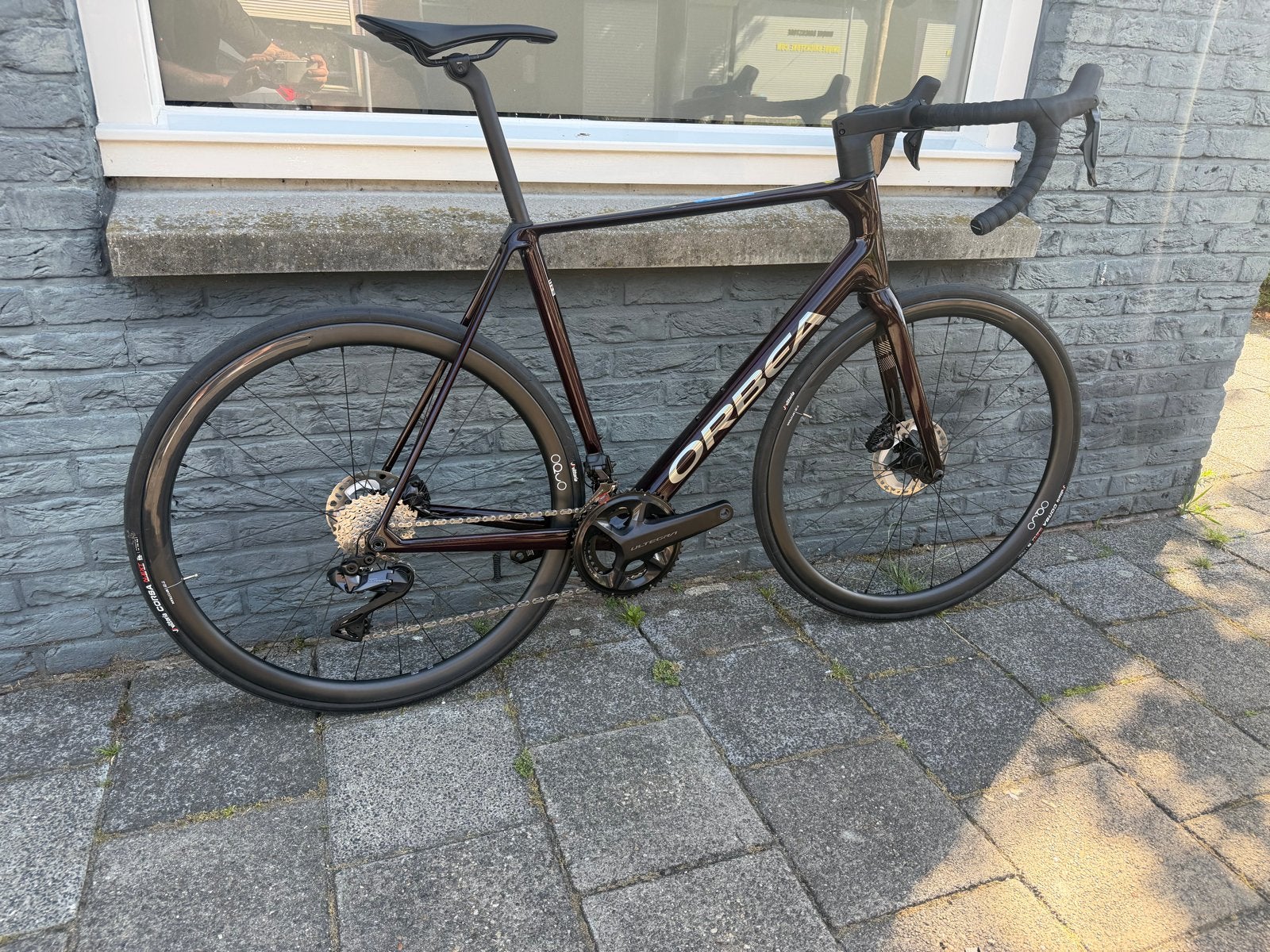 Orbea Orca OMR 2024 racefiets - Maat 57 - Ultegra Di2, 28 inch, Zo goed als nieuw, 57 tot 61 cm, Meer dan 20 versnellingen