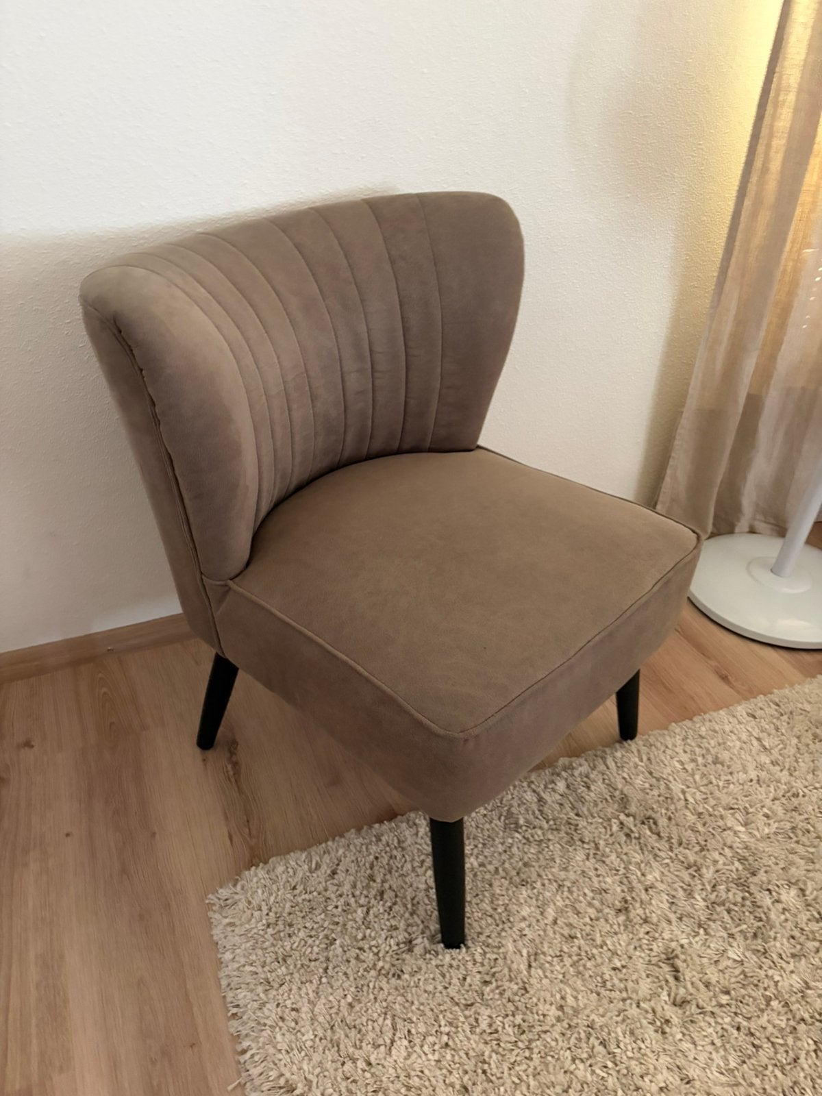 Fauteuil Sofia fluweel vintage look, Ophalen, Overige kleuren, Design, Zo goed als nieuw