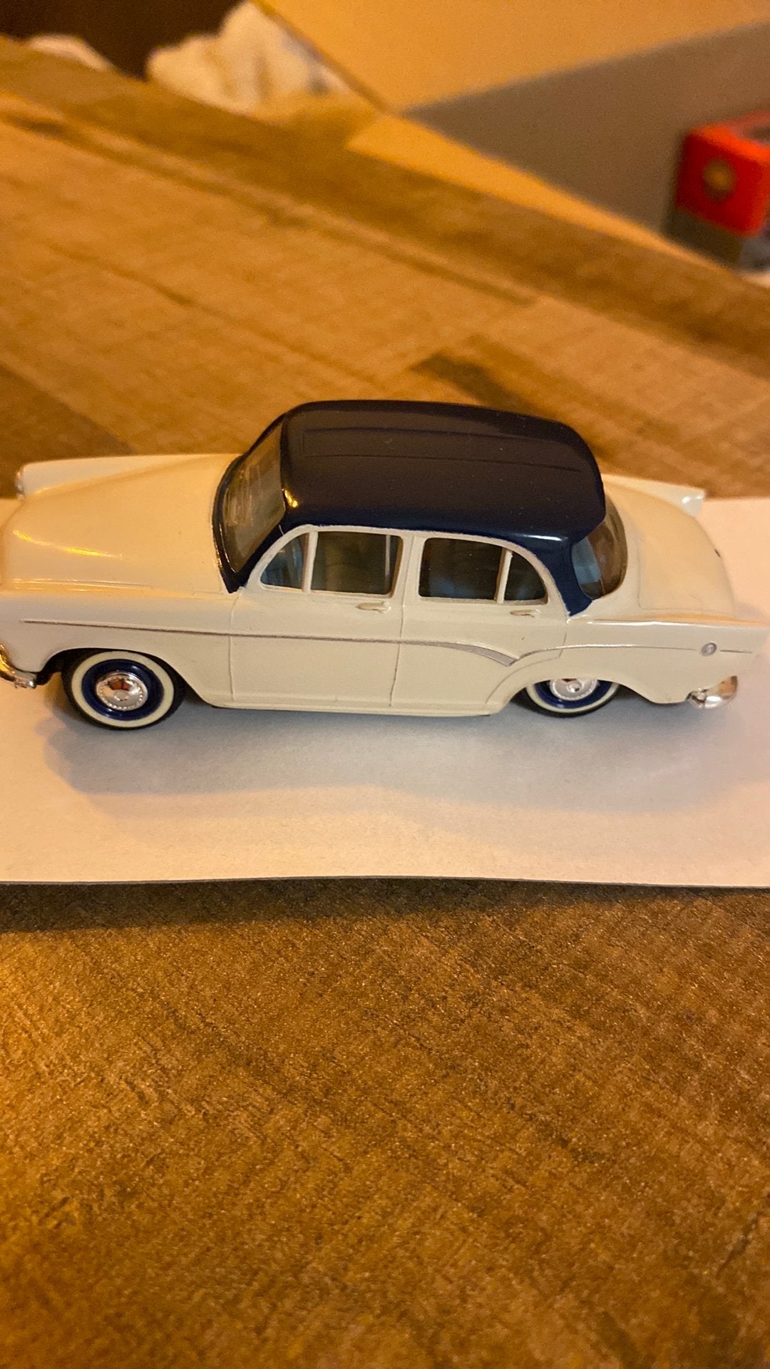 Simca Aronde France 1957 1:43, Ophalen of Verzenden, Zo goed als nieuw, Auto, Overige merken