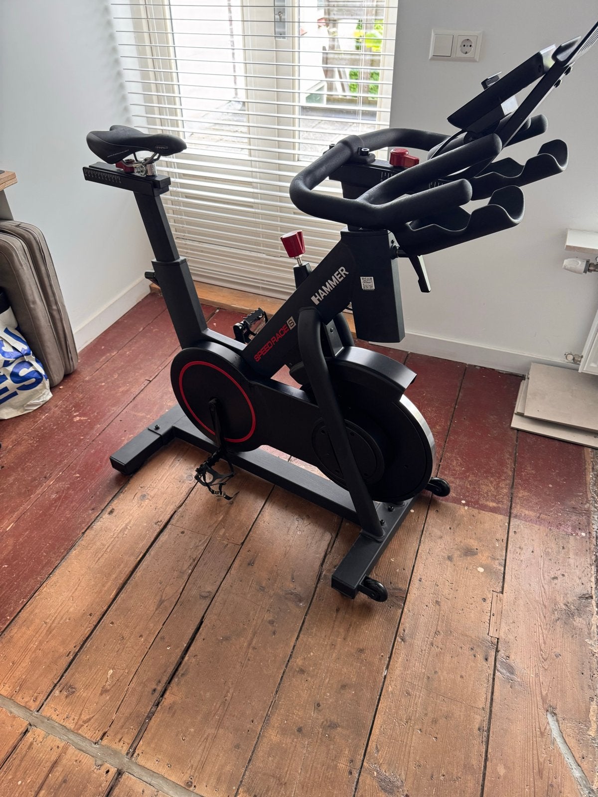 Hammer Speedbike Racer S Hometrainer, Ophalen, Gebruikt, Spinningfiets, Metaal