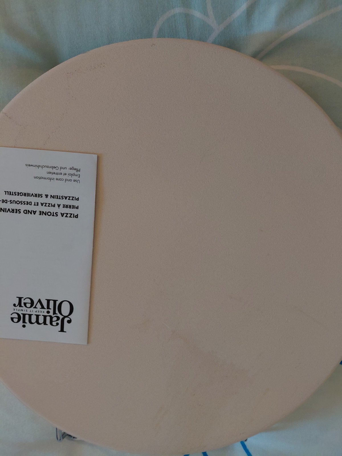 Jamie Oliver Pizzasteen - Nieuw (verpakking ontbreekt), Overige typen, Nieuw, Ophalen of Verzenden, Steen/keramiek